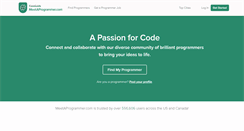 Desktop Screenshot of meetaprogrammer.com